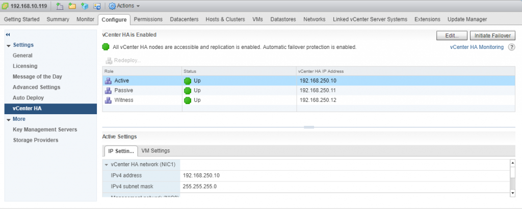 VCenter High Availability Tyilmaz Net